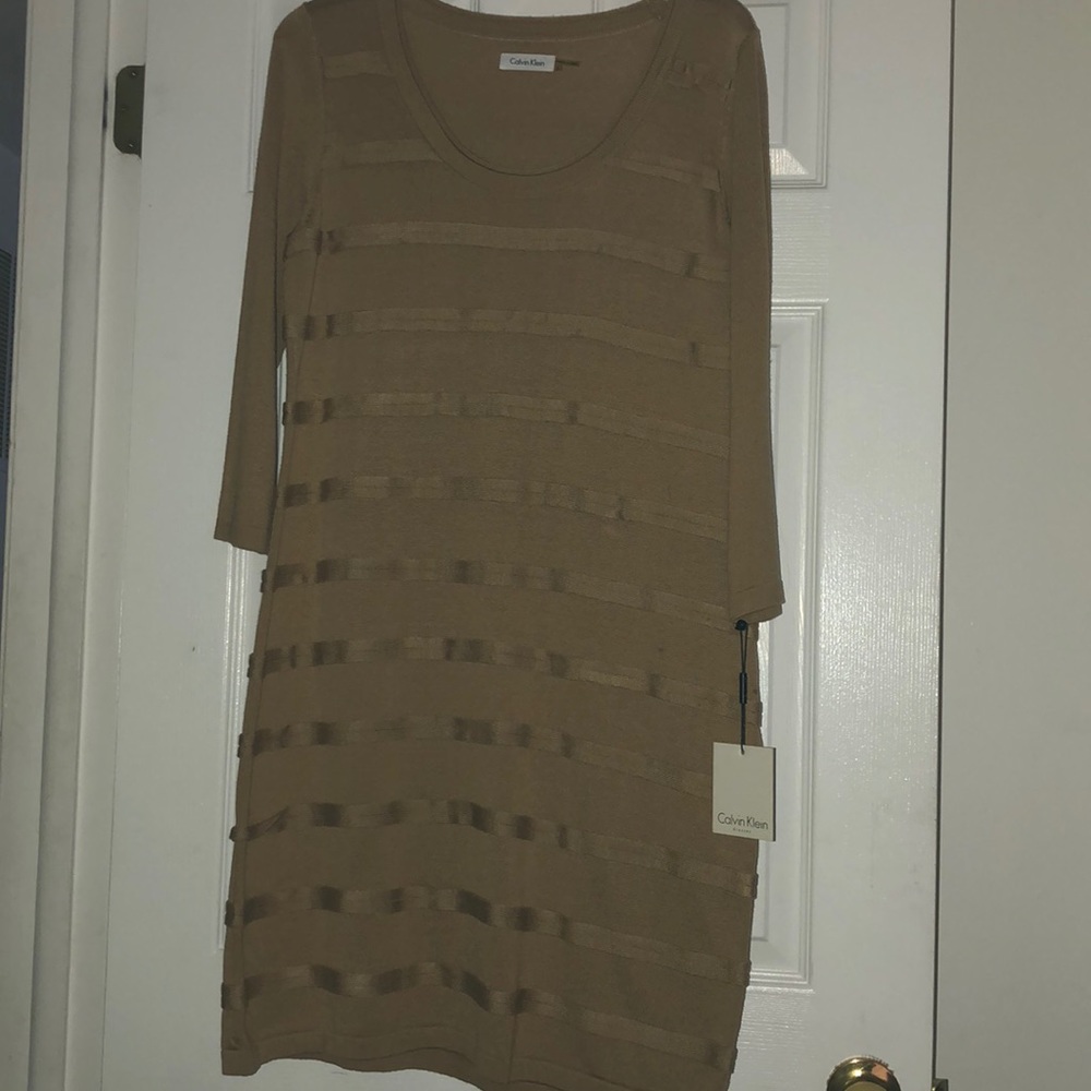 Cotton sweater dress